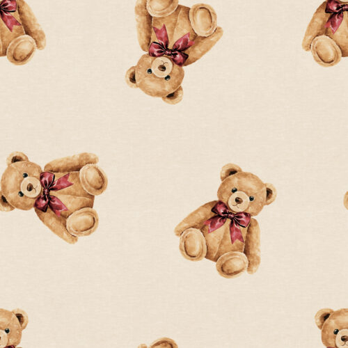 Mistletoe Manor Teddy Bear Toss Ivory