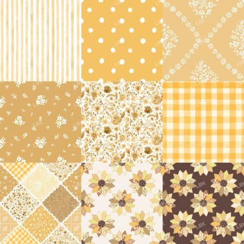 Sunflower Patchwork quilt