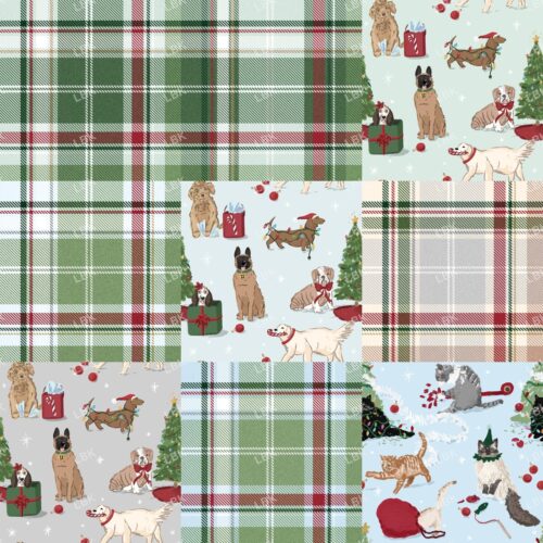 Christmas cats and dogs