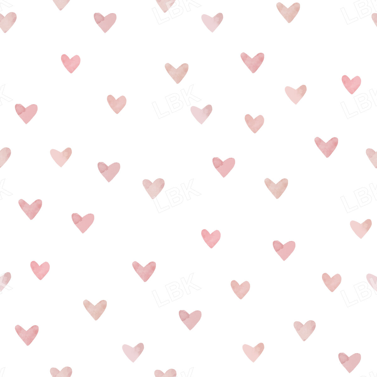 Dusty Pink Hearts