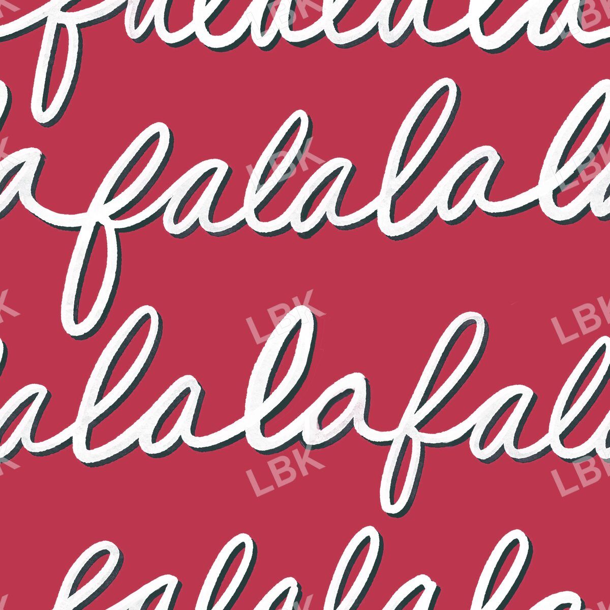 Falala stripe red and green
