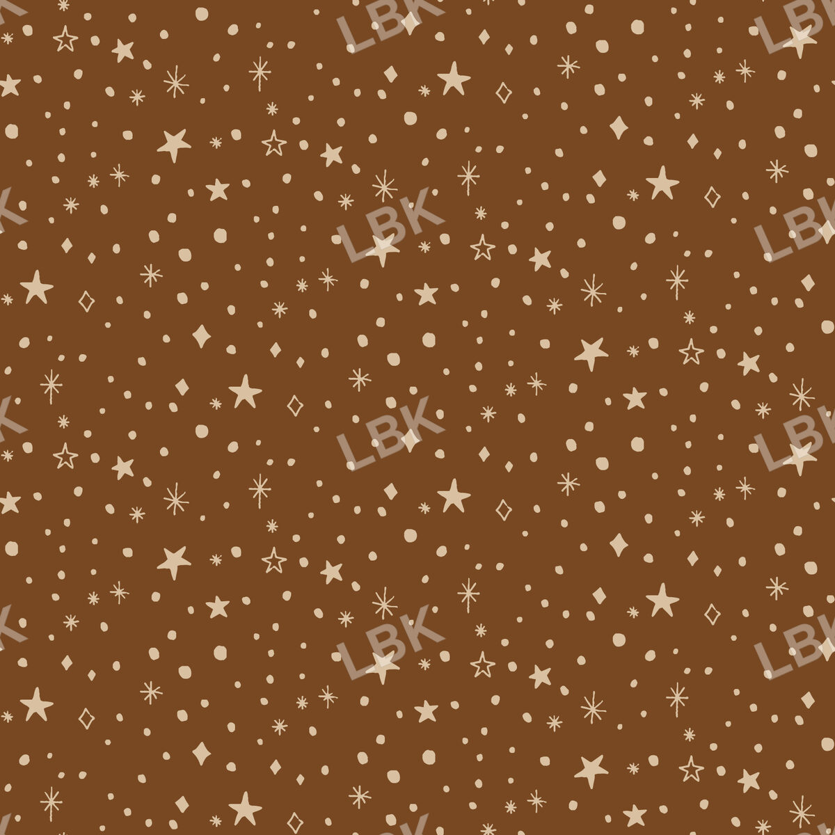 starry nights-warm brown