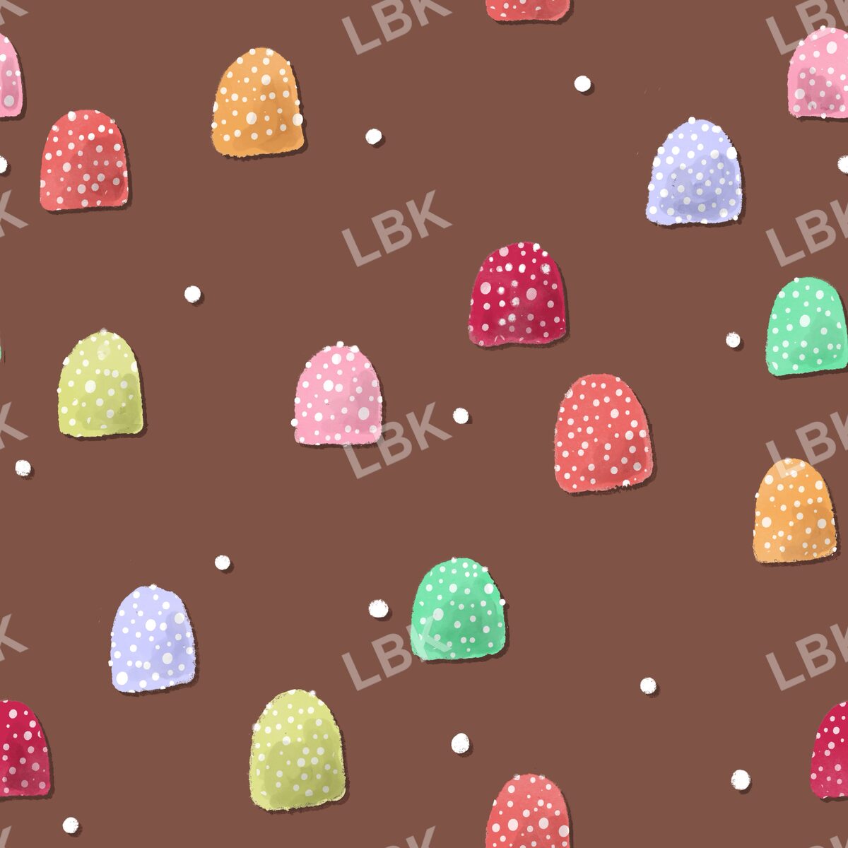 Gumdrops brown