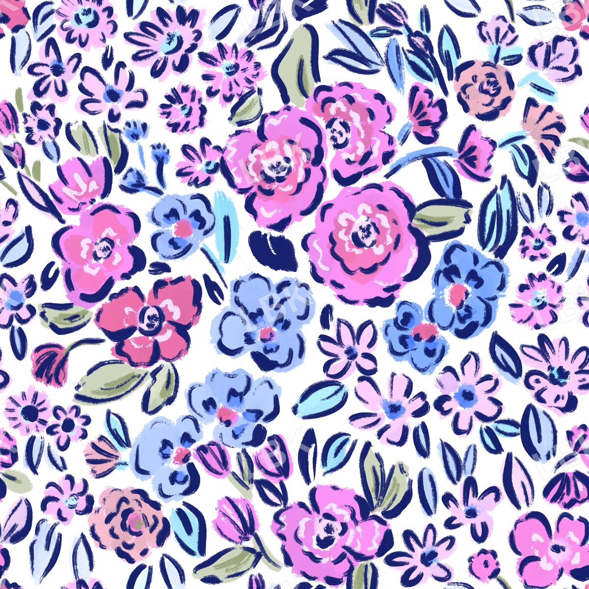 Bright Day floral white