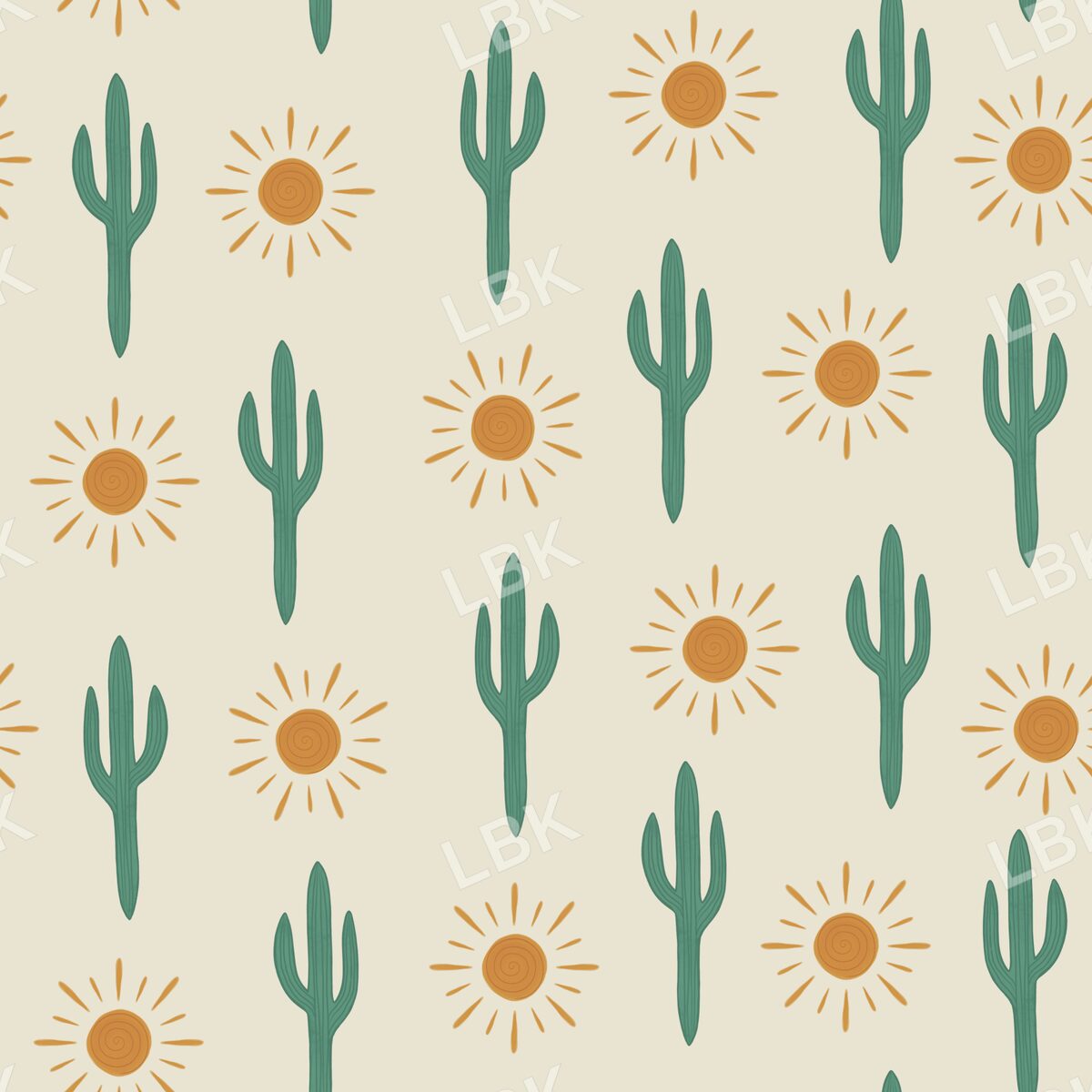 cactus and sun