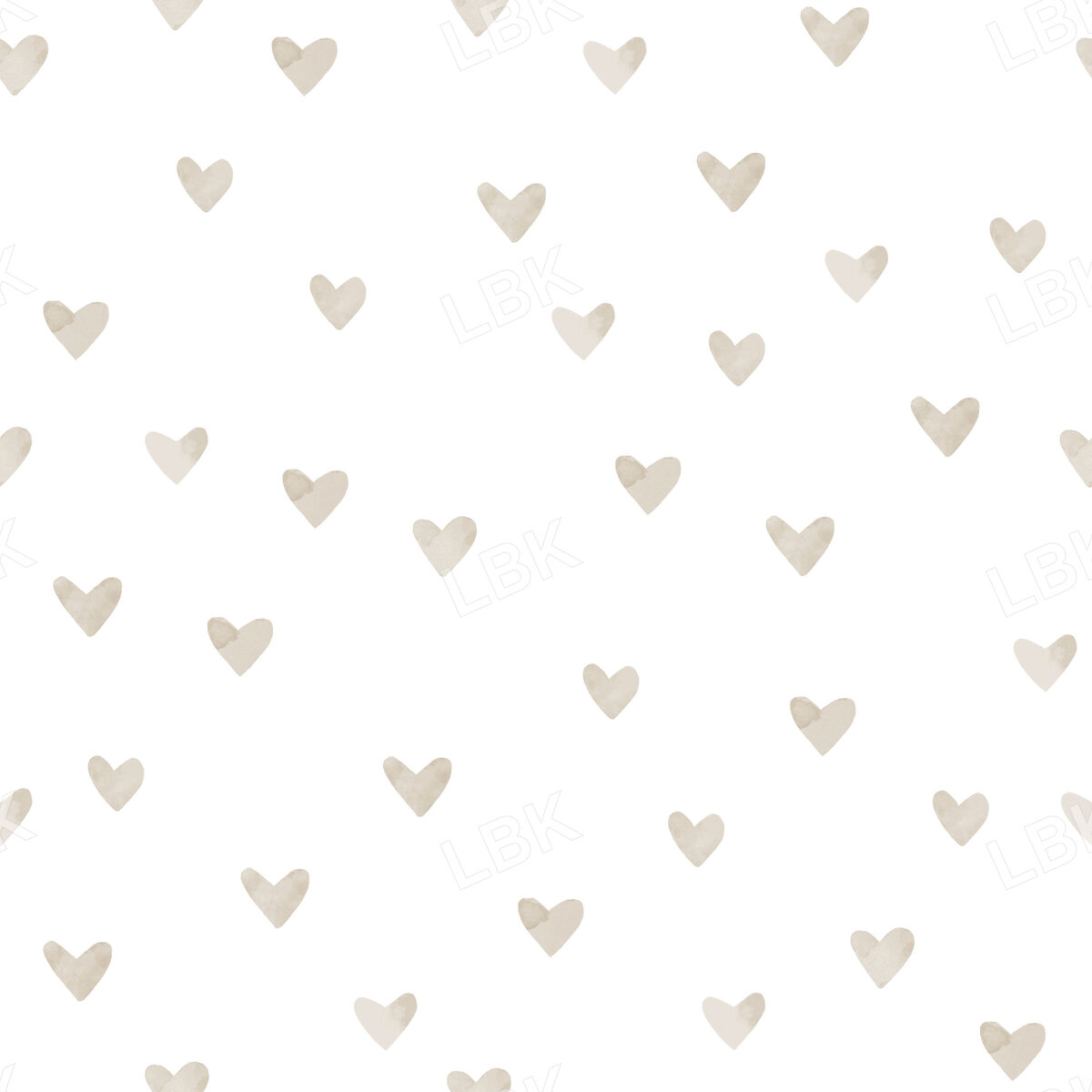 Tan Neutral Hearts