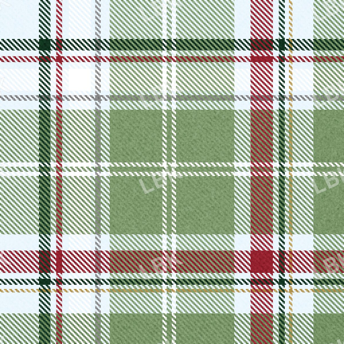 Christmas tartan plaid light blue green multi