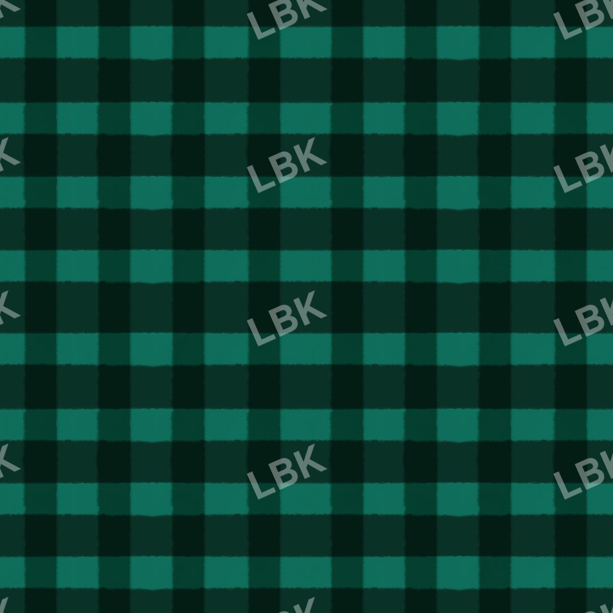 Dark green gingham plaid