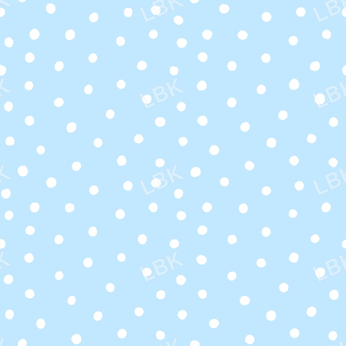Dots on light winter blue