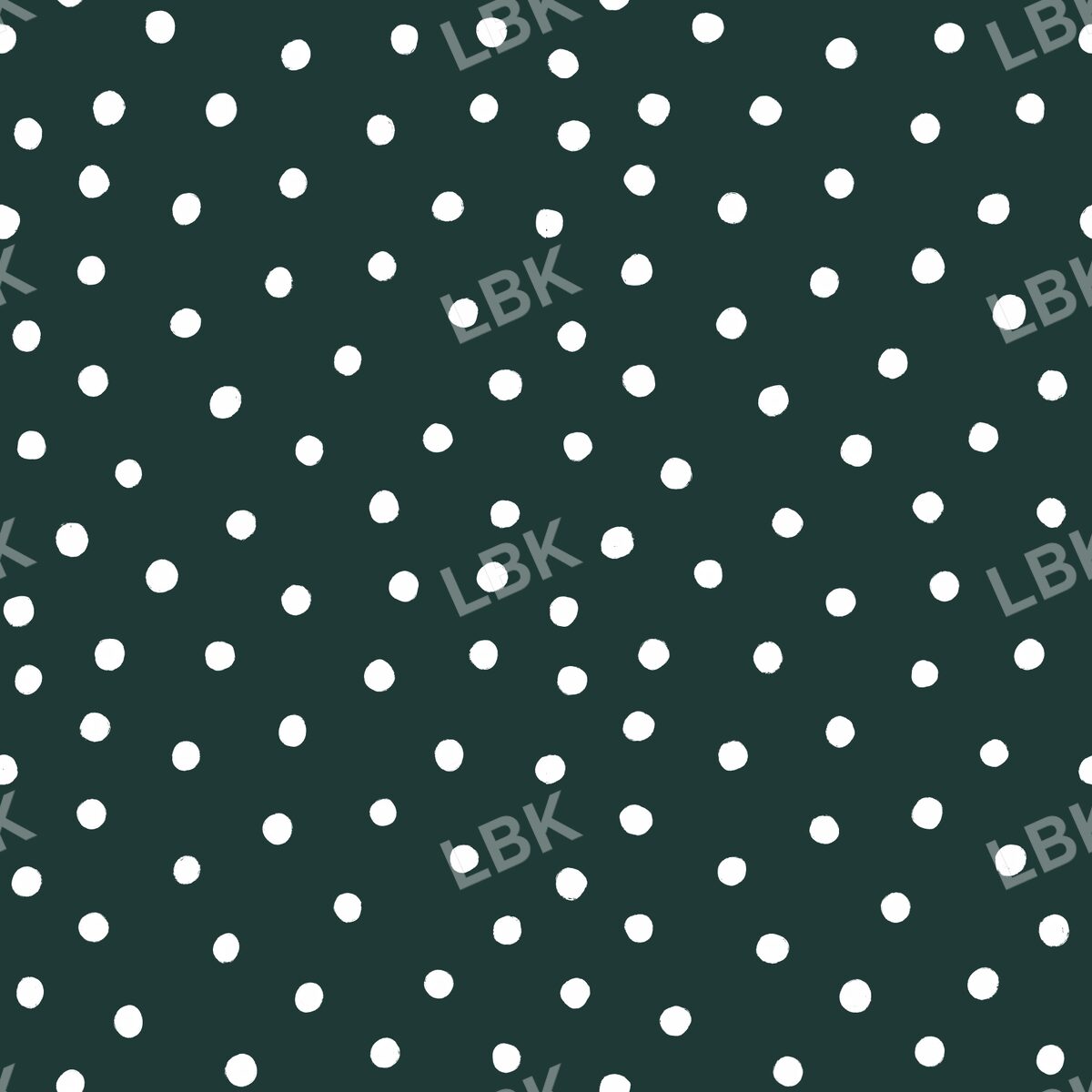 Dots on dark green