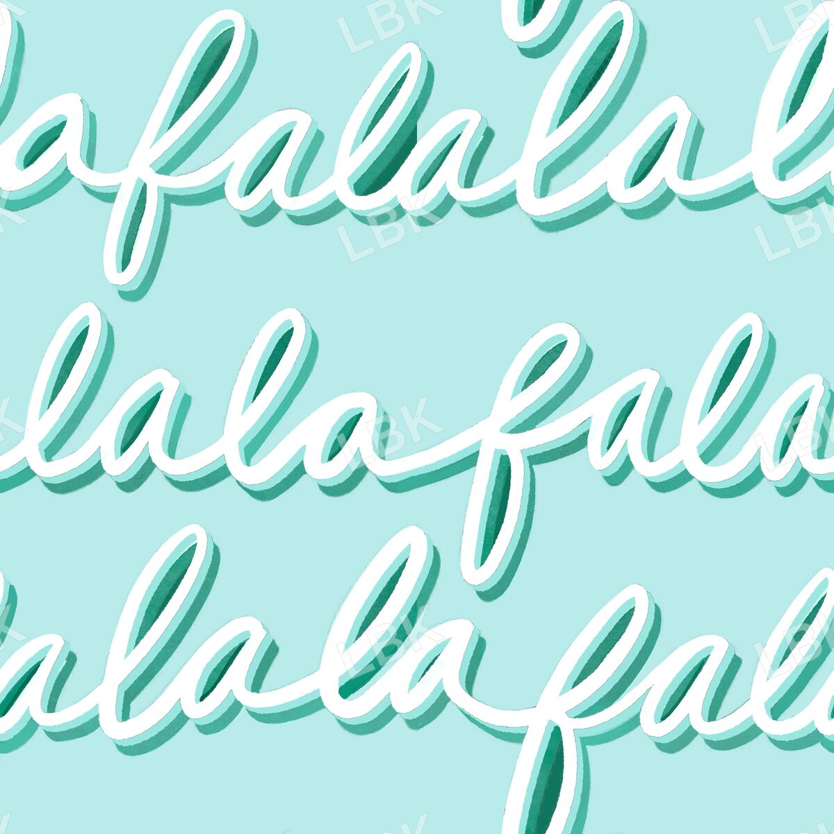 Falala stripe aqua