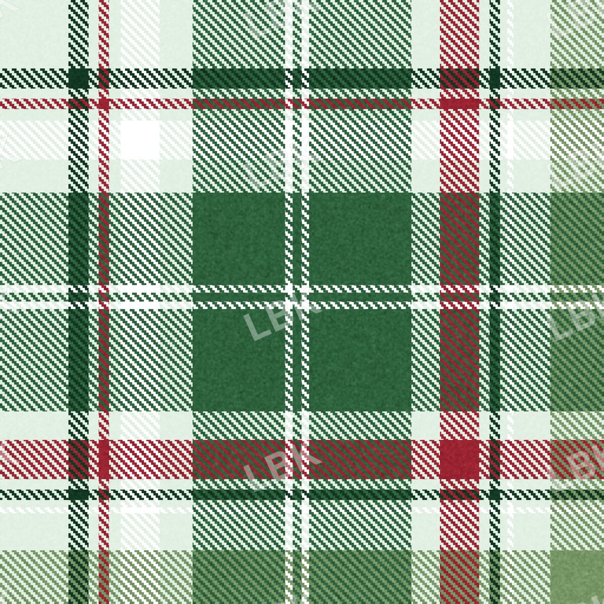 Christmas tartan plaid red vintage green