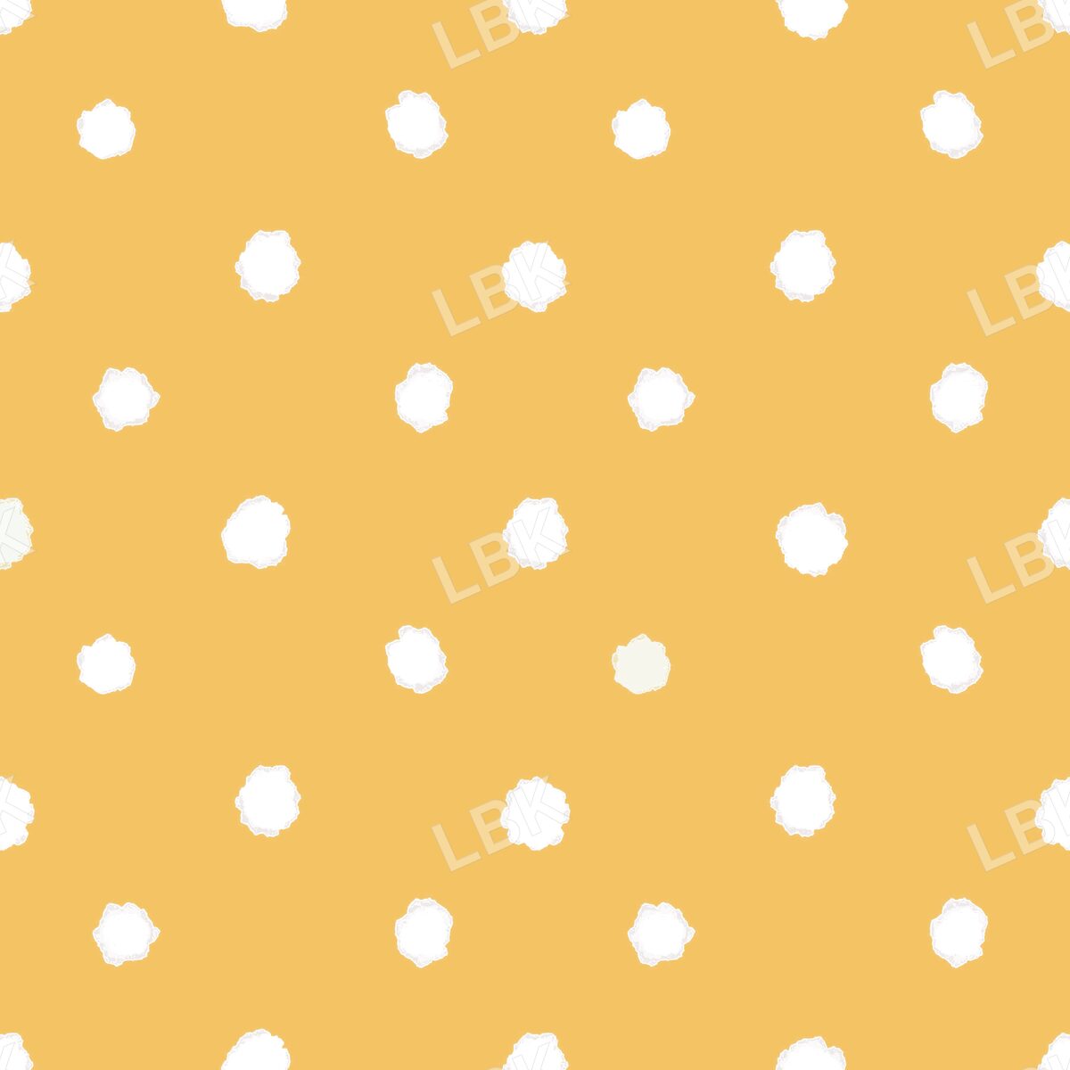 Dots on sunny yellow