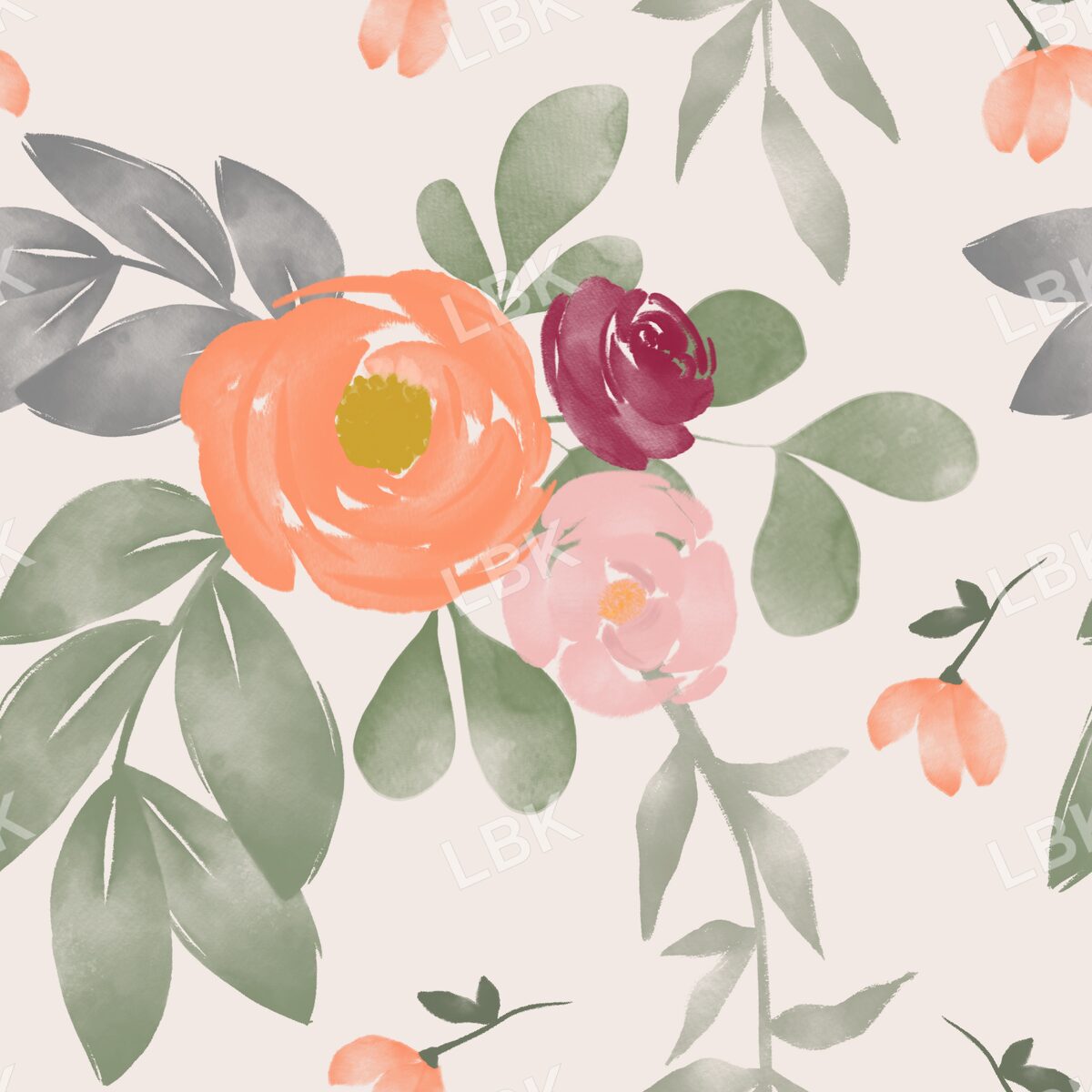 Watercolor Spring Florals