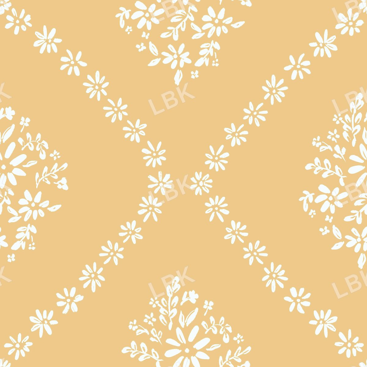 Daisy geometric yellow