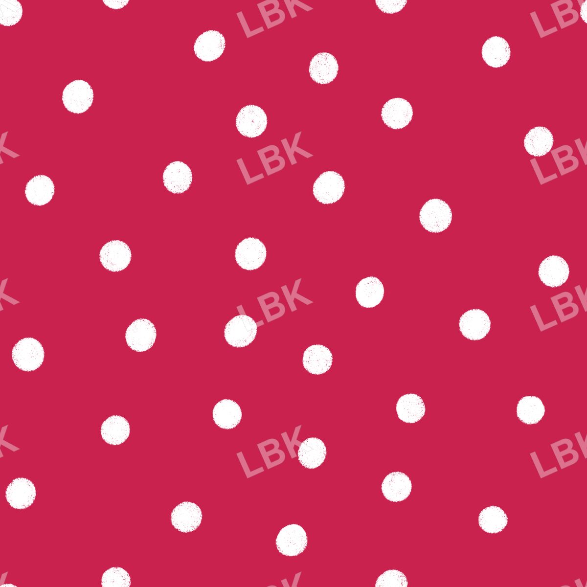 Dots on candy red