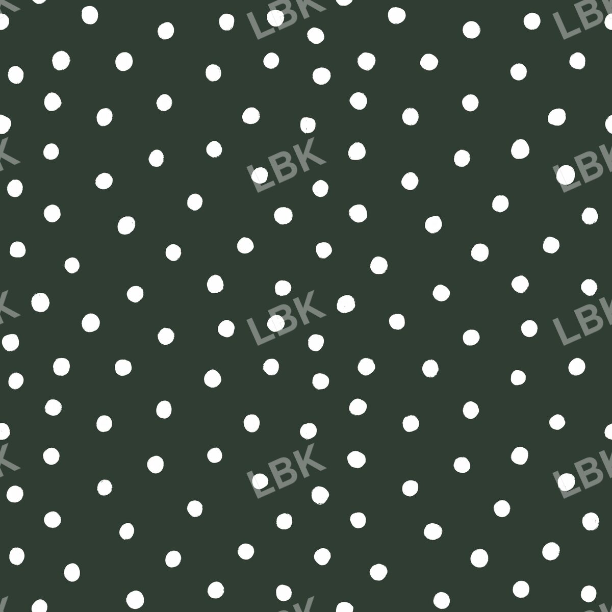 White dots on Dark Green