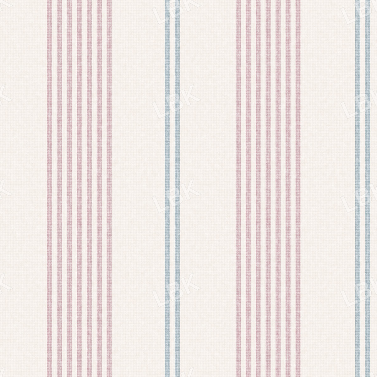 Hackney Stripes in Dusty Pink and French Blue