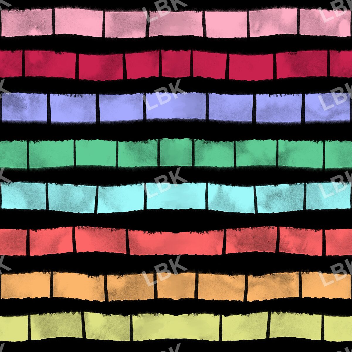 Bright game board stripe black