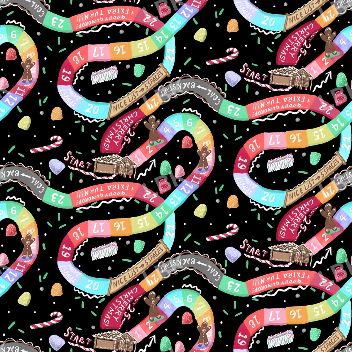 Gingerbread game black