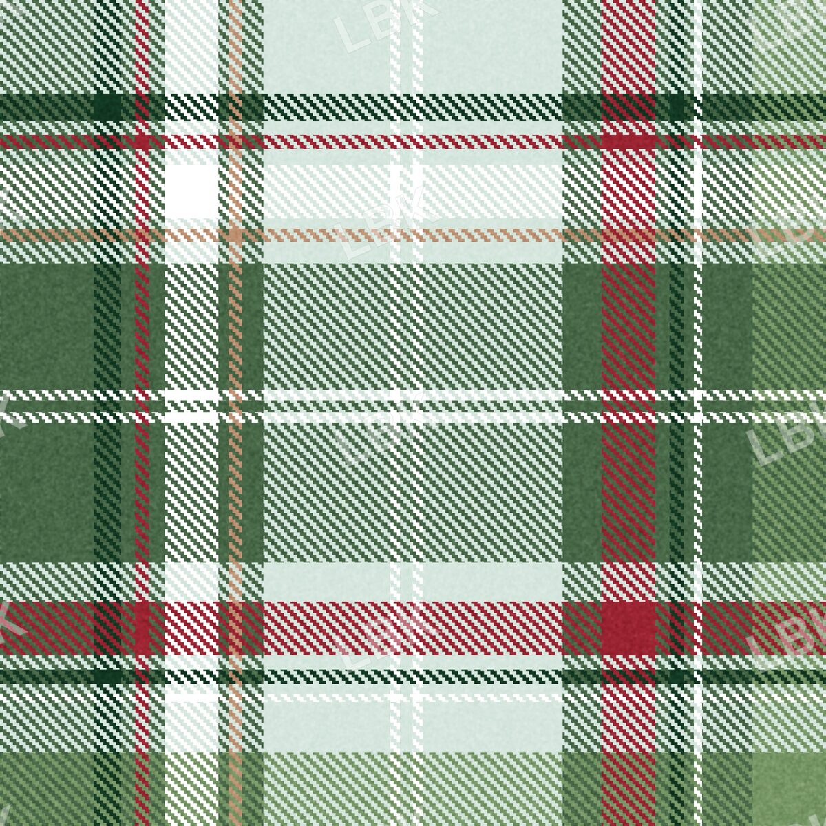 Christmas tartan plaid vintage green multi