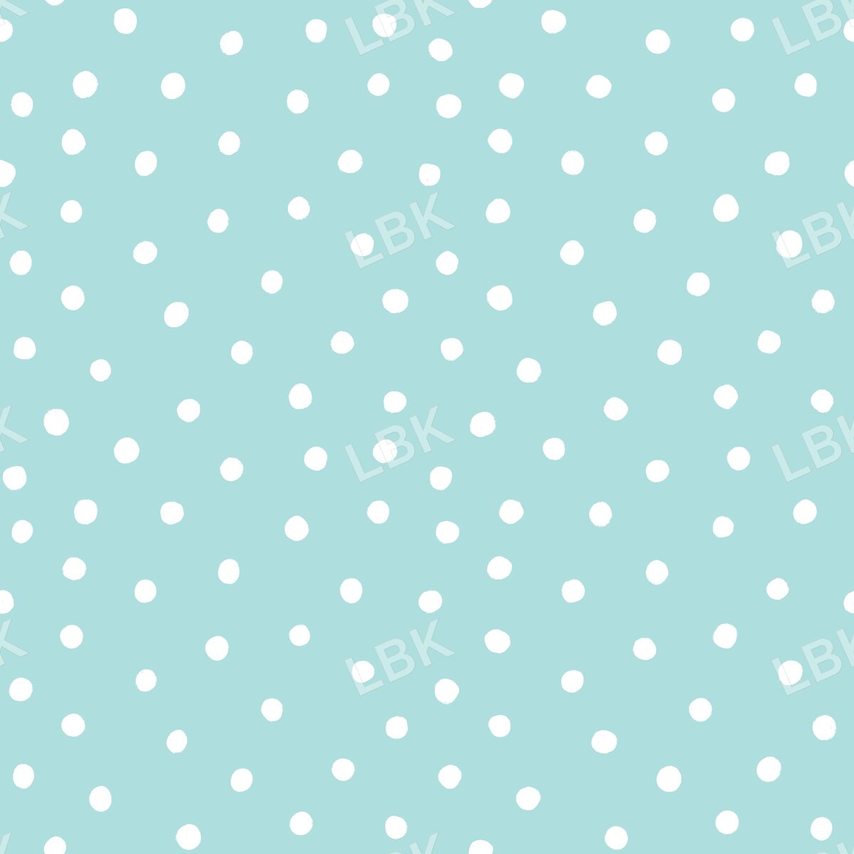Dots on aqua blue