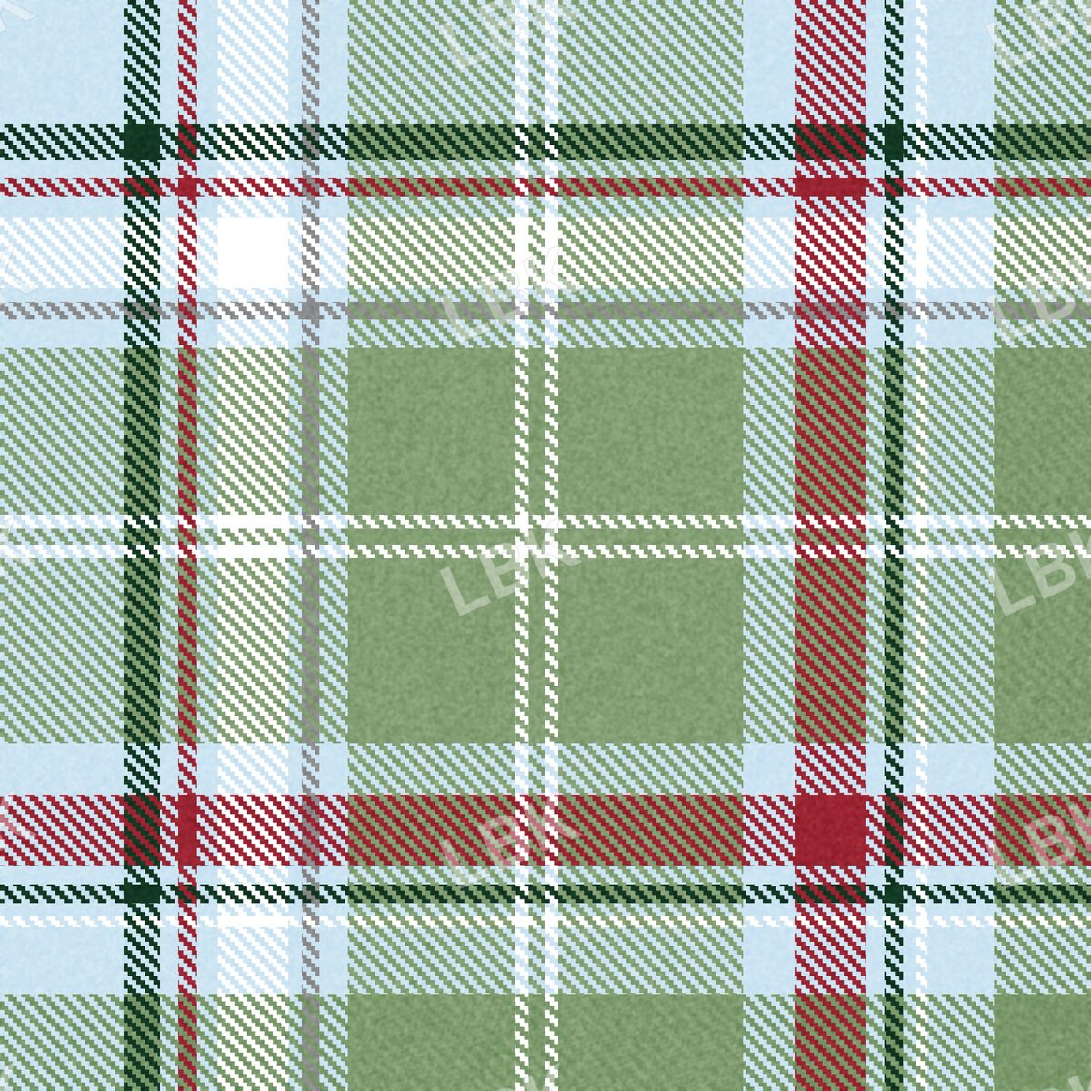 Christmas tartan plaid winter blue green multi