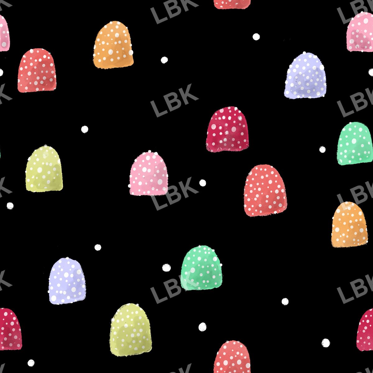 Gumdrops black