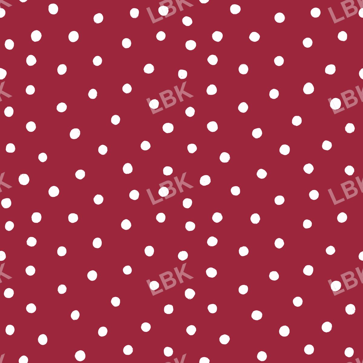 Dots on red