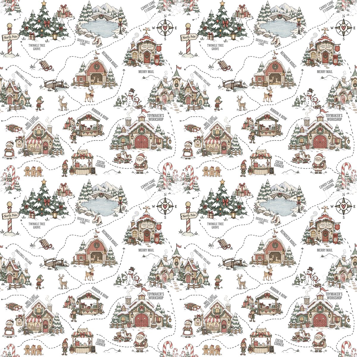 North Pole Map