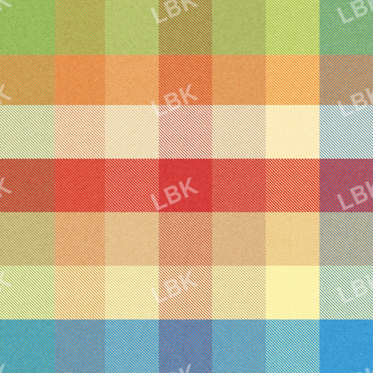 Bright multicolor plaid bright blue