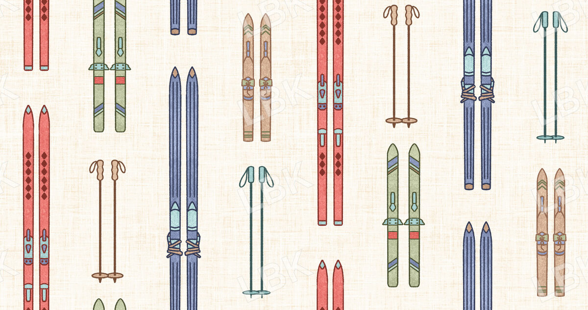 Ski Club Ski Stripe Cream