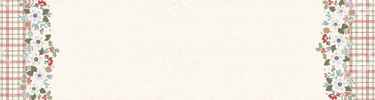 Ski Club Border- Double- Floral