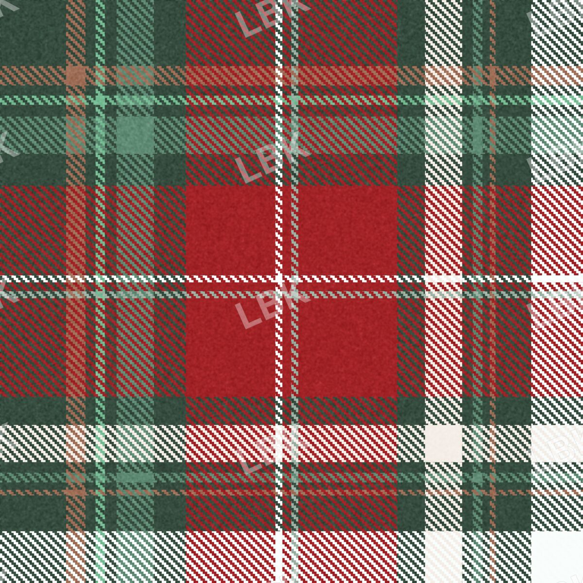 Cozy plaid dark pine green multi