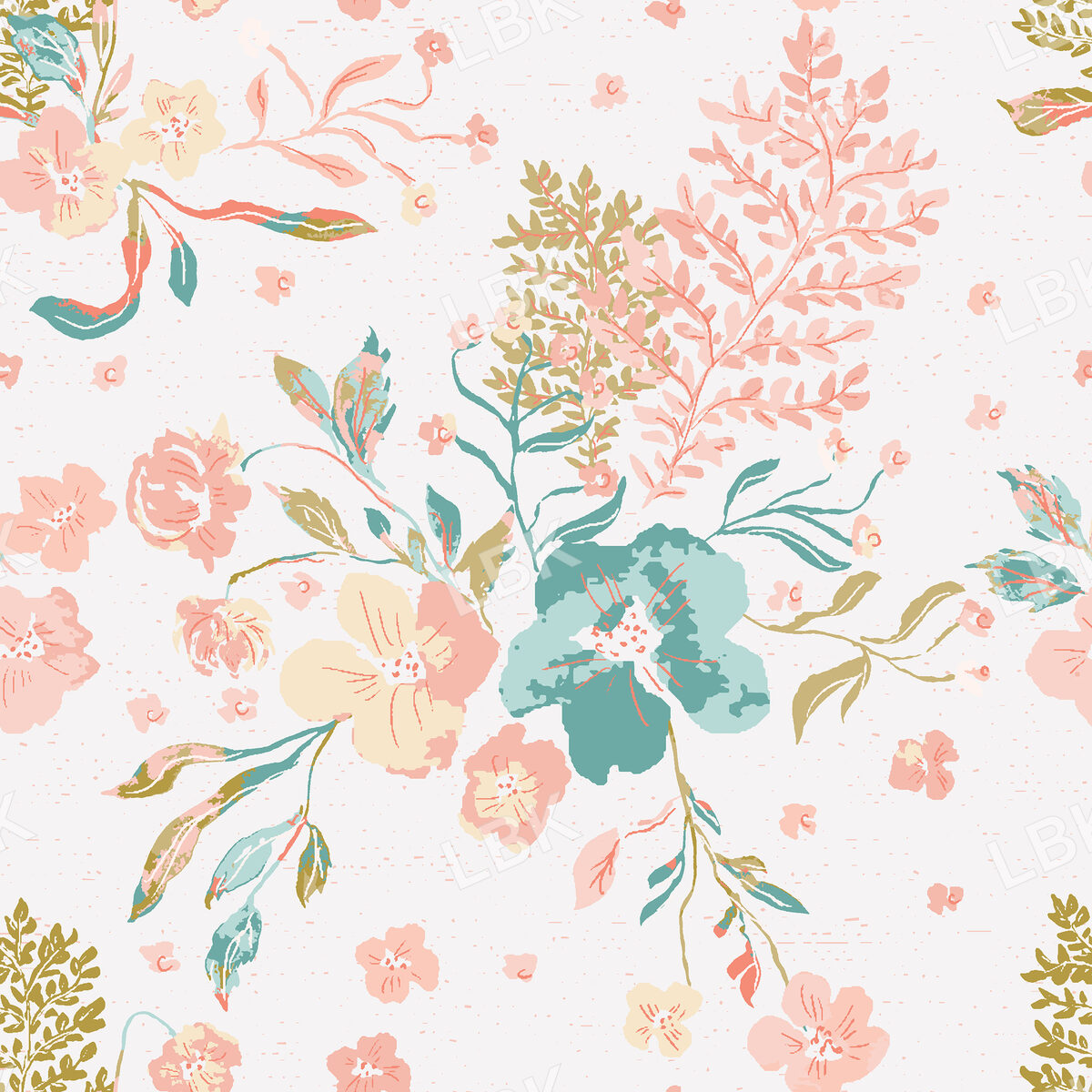 Ballet Bouquet on Cream 8