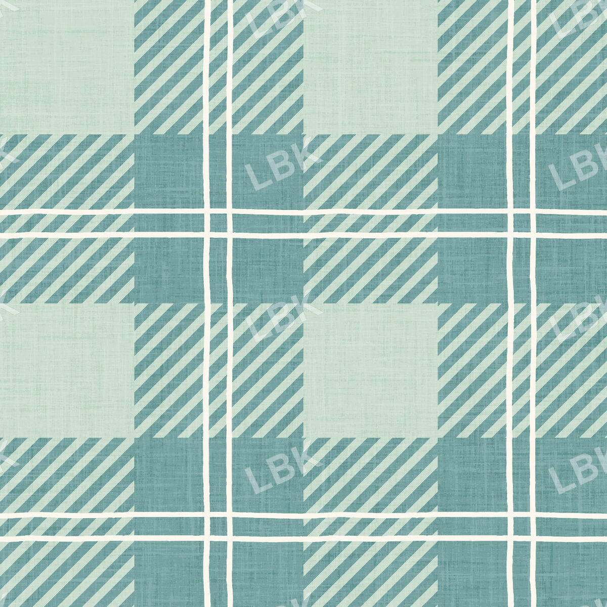 Ski Club Cabin Plaid Teal