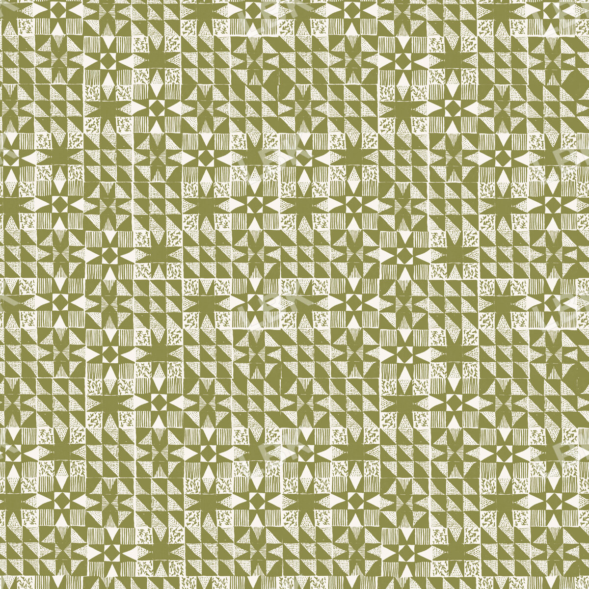 Fern and Fog Quilt Green