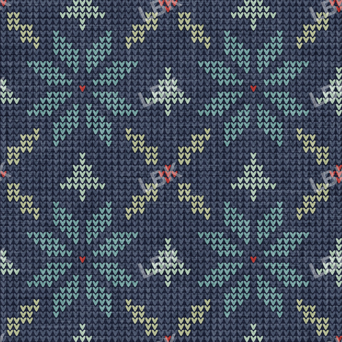 Ski Club Sweater Navy Multi