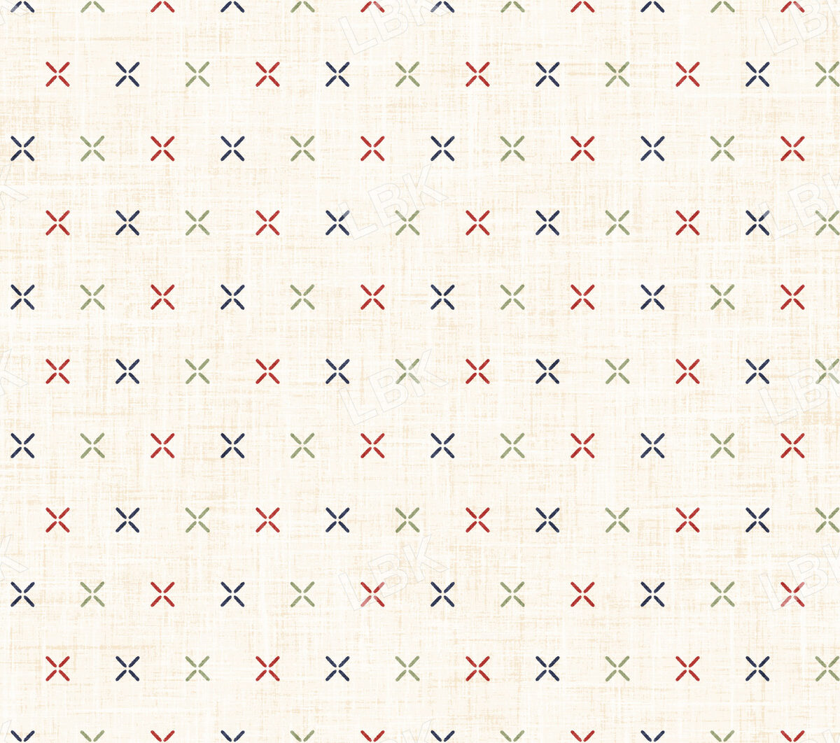 Ski Club Stitch Dot Multi Cream