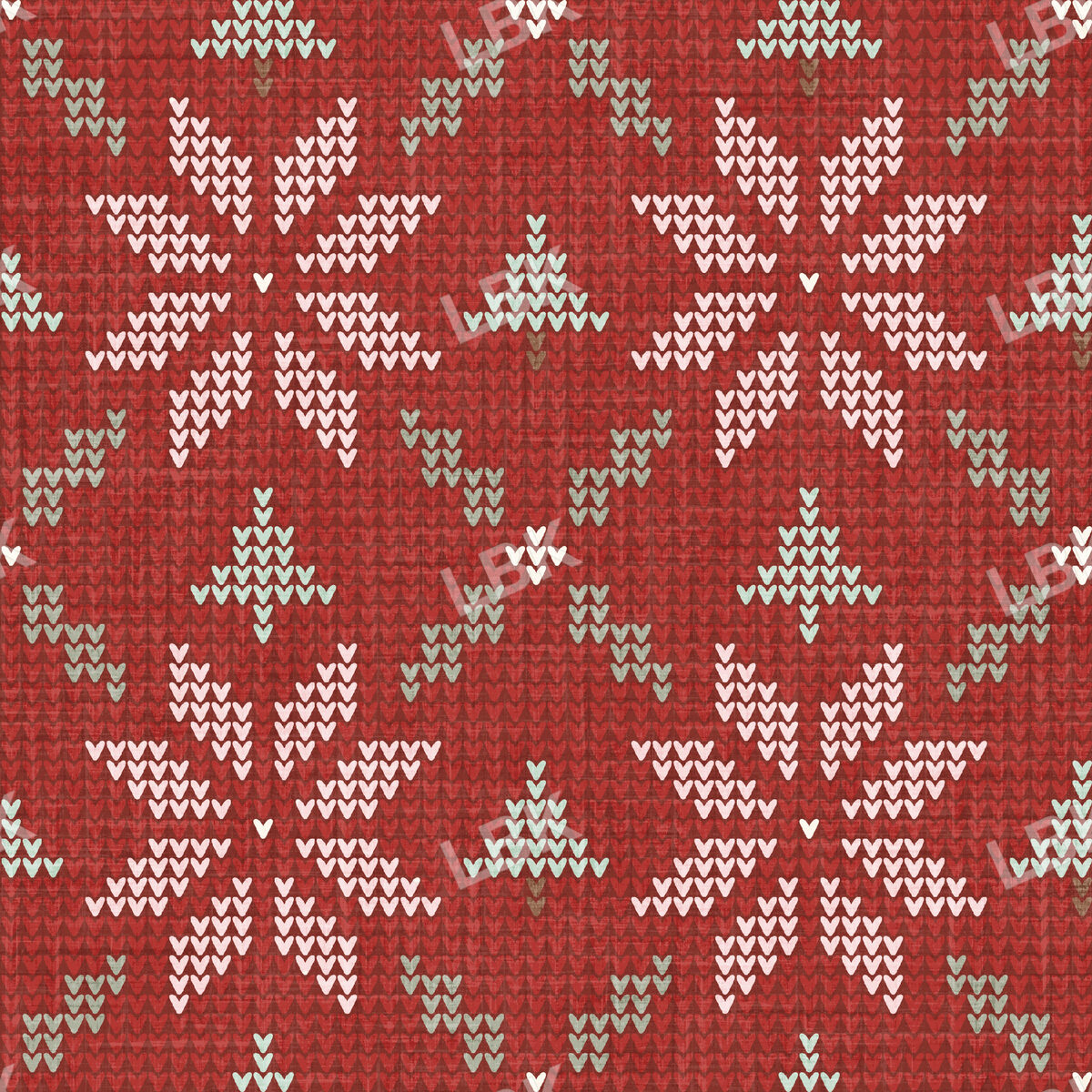 Ski Club Sweater GIRLY Red Multi