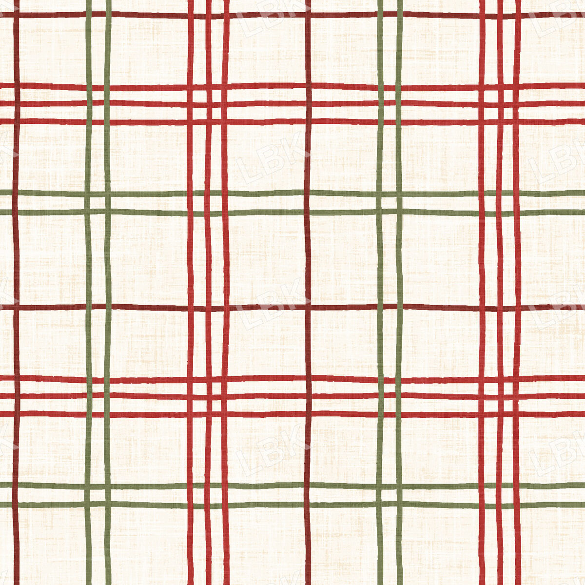 Ski Club Alpine Plaid Red
