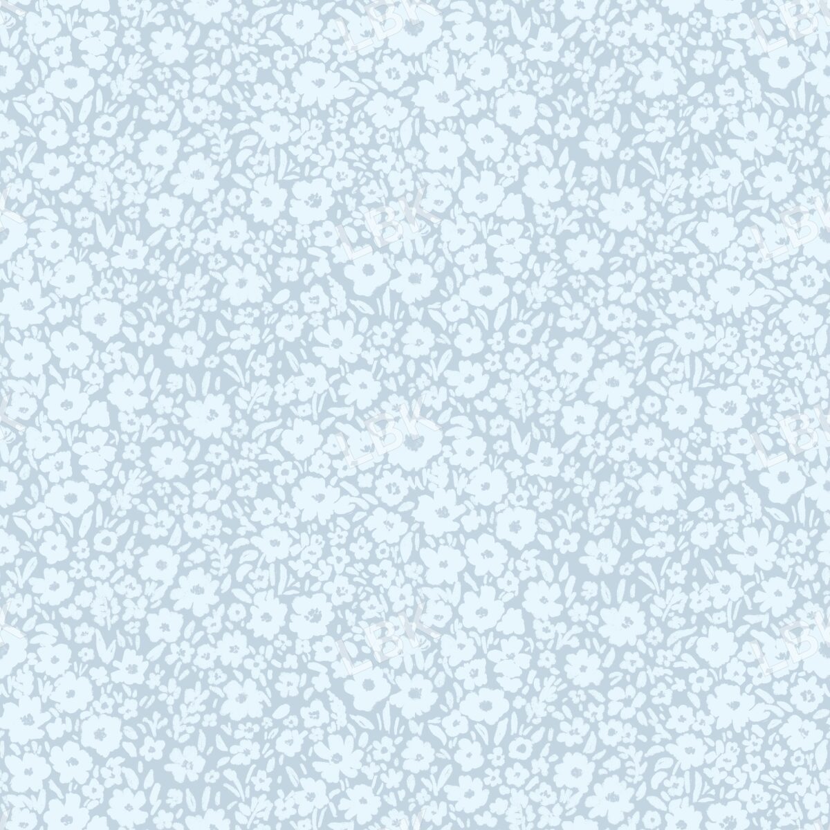 Sunlit blooms sky light blue