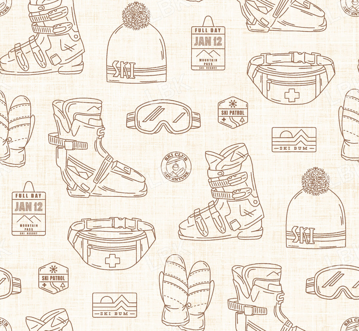 Ski Club Gear Cream