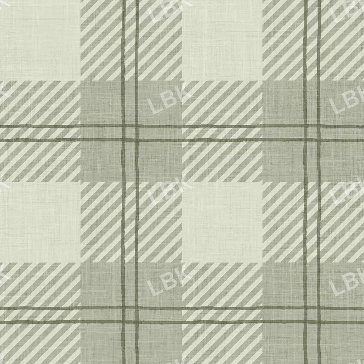 Ski Club Cabin Plaid GIRLY Sage