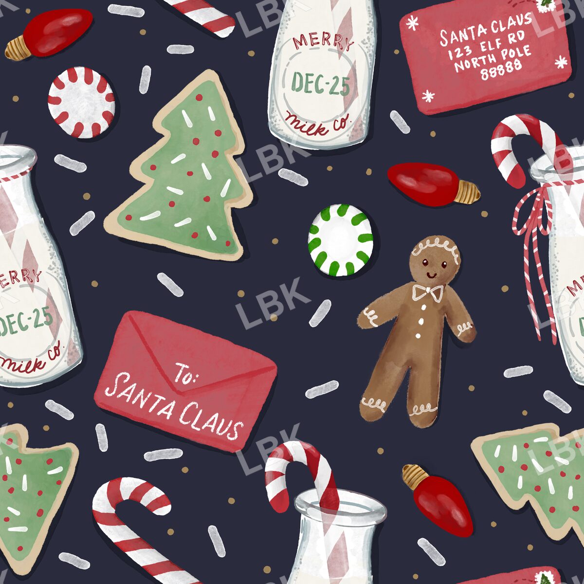 Christmas Eve boy soft navy