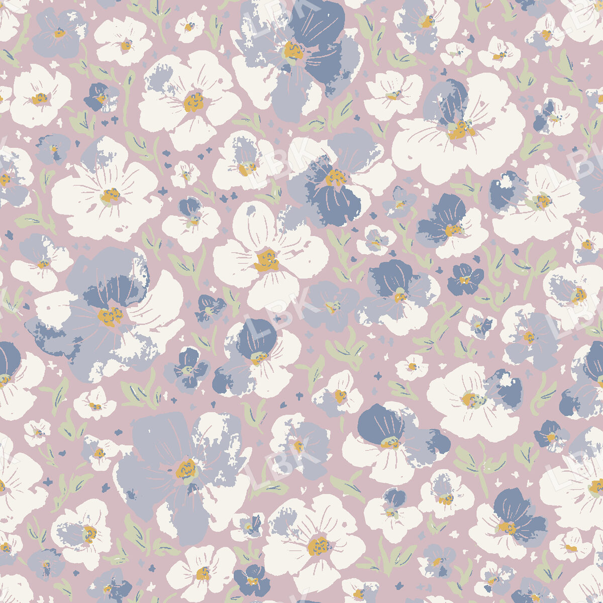 Purple Pansies 8