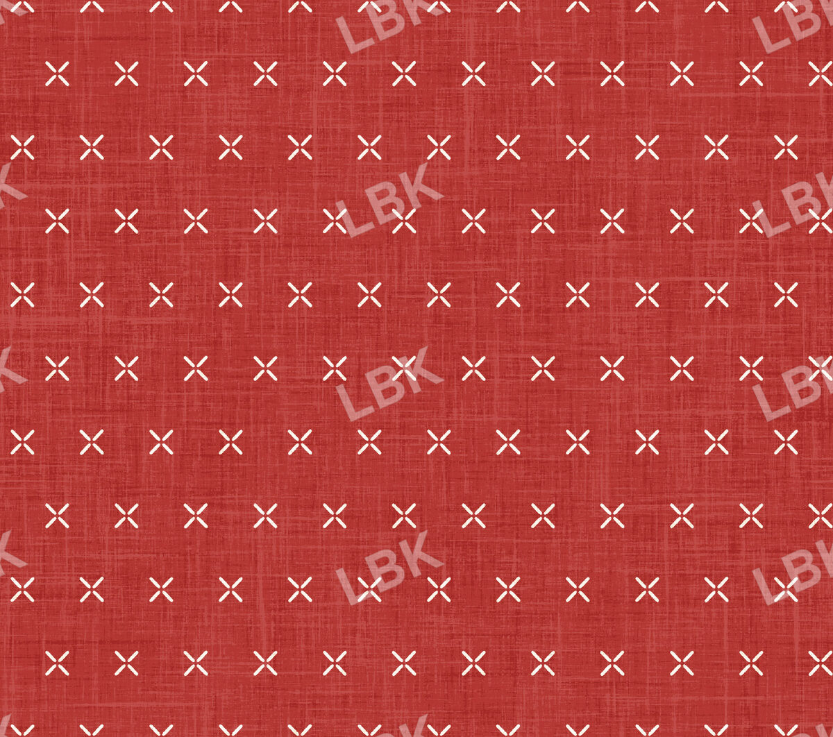 Ski Club Stitch Dot Red