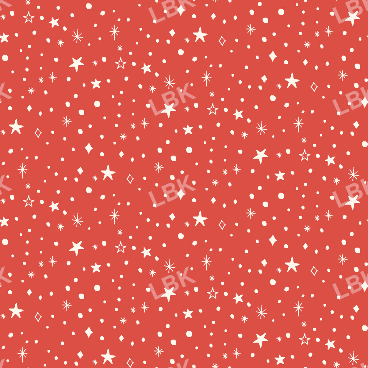 Christmas stars - red