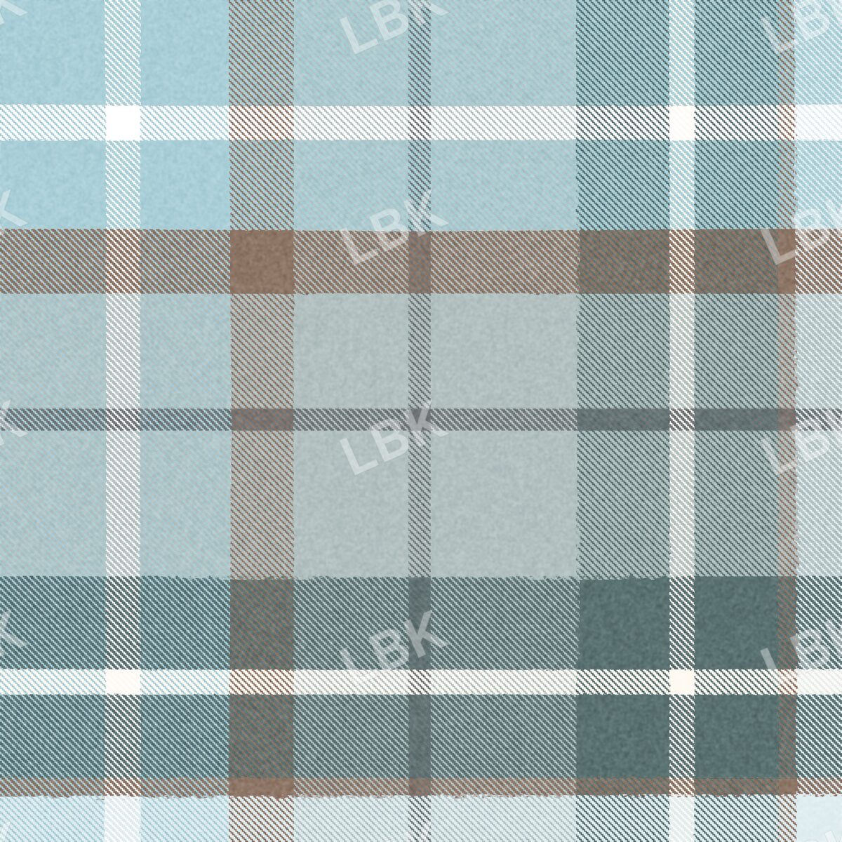 Polar Plaid - blue teal brown