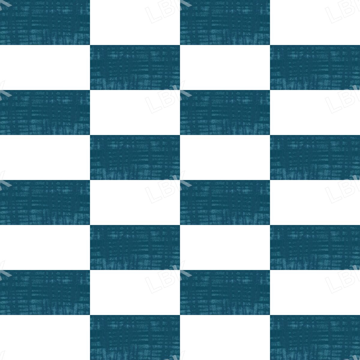 Rec checker teal and white